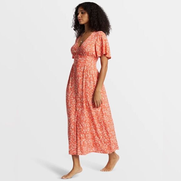 Billabong Floral Dreamer Midi Dress - Picture 1 of 6